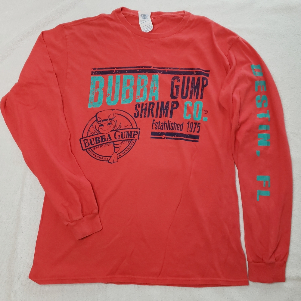 Bubba Gump Shrimp Co. Coral Long Sleeve Tee